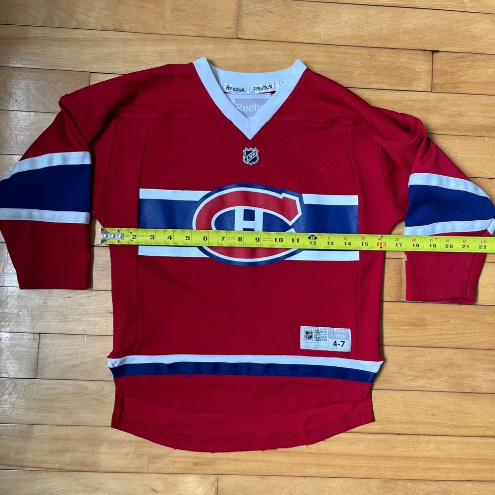 Reebok Montreal Canadiens Alex Galchenyuk 27 Youth Hockey Jersey Red Size 4-7 - Picture 5 of 7